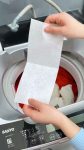 Dirt & Colour Catcher Paper for Washing Machine