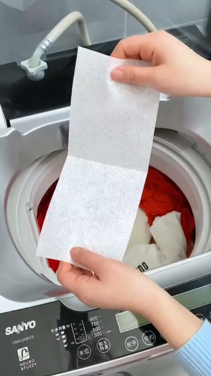 Dirt & Colour Catcher Paper for Washing Machine