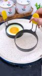 Stainless Steel Non-Stick Coating Round Anti-Scalding Omelet Ring