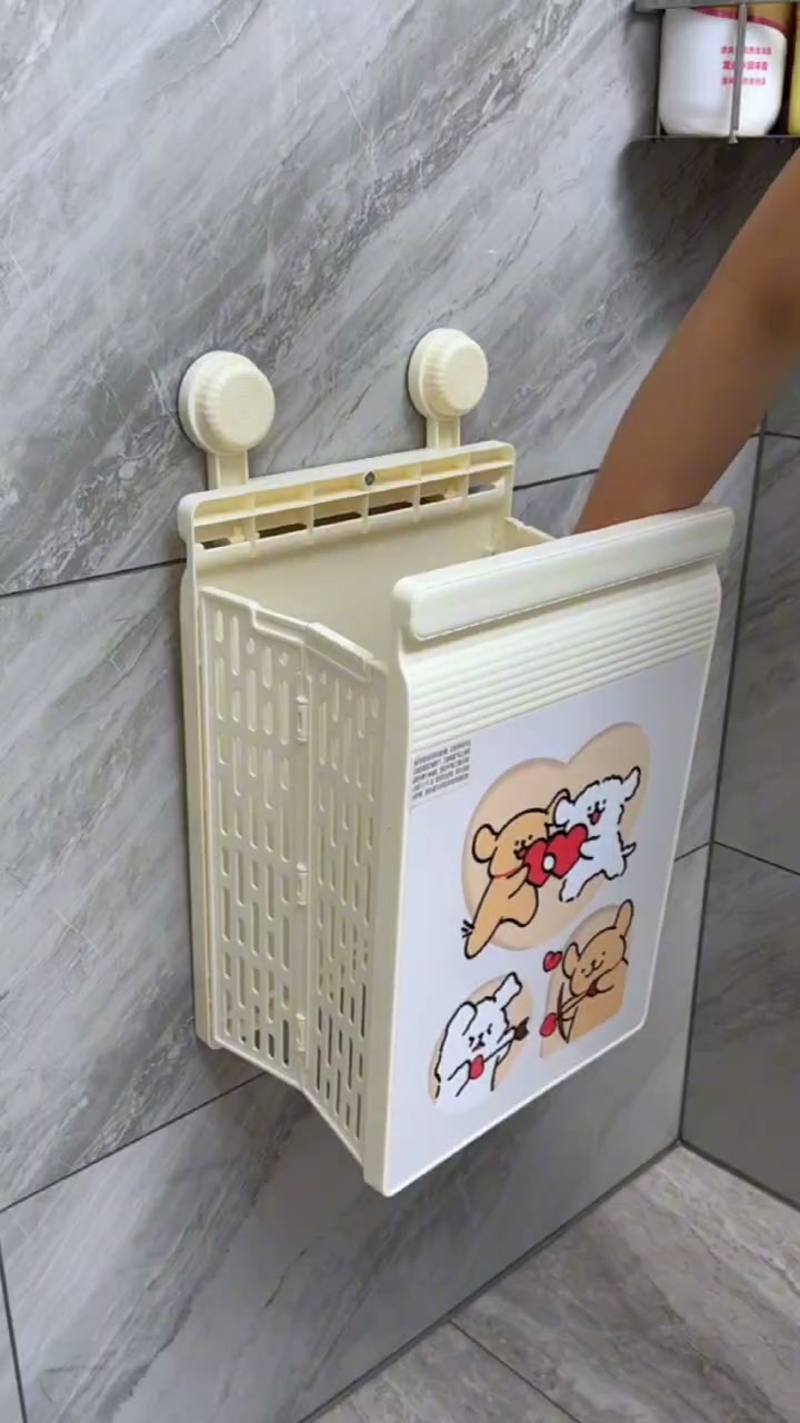 Collapsible Laundry Basket with Wheels and Handle